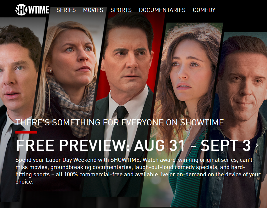 Showtime Free Streaming Weekend Going On Now Consumer Press