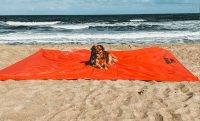 The Monster Towel Review: A Super Big Beach Blanket W/Anchor Pockets