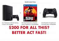 Maybe The Best PS4 Bundle Deal Ever: $200 1TB PS4 Slim + Red Dead Redemption 2 + Extra Controller
