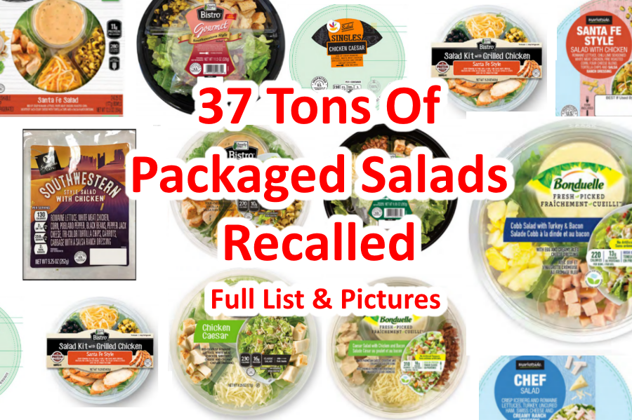Full List & Pictures Of Salads Recalled From Walmart, Aldi, Domino's