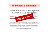Your Gmail Is Almost Full – What Now?