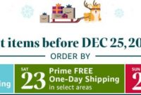 Amazon Extends Free Shipping For All, Plus Deadlines For Christmas 2017