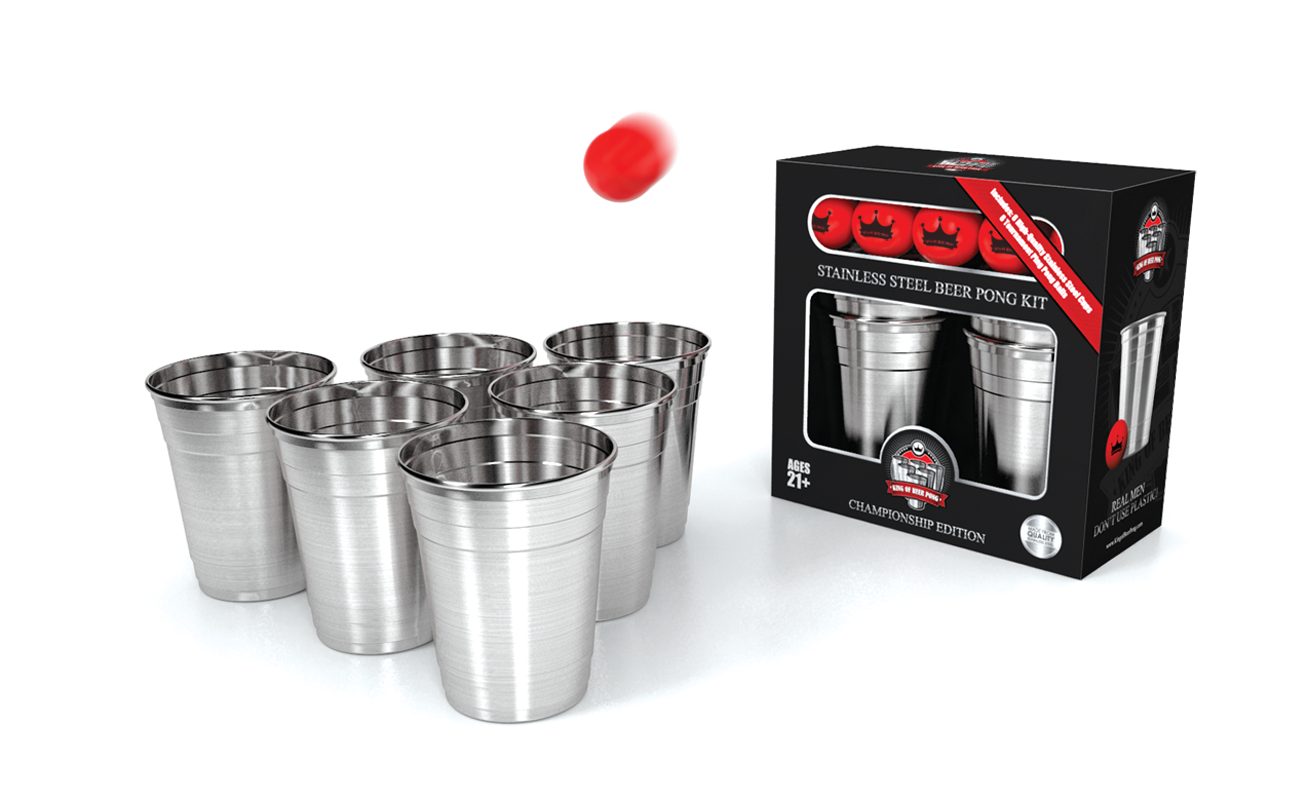 eco-friendly reusable beer pong cups