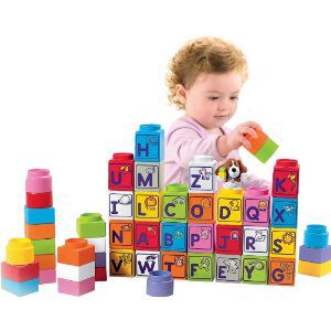 Little People Builders Stack 'n Learn Alphabet Blocks