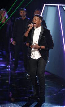 THE VOICE -- "Live Show" Episode 517A -- Pictured: Matthew Schuler -- (Photo by: Tyler Golden/NBC