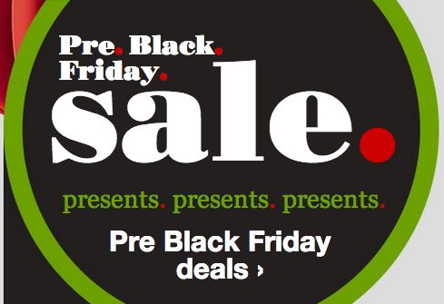 Target Pre-Black Friday Sale & Cyber Week Preview 2013