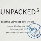 Samsung Galaxy S5 May Be Announced On Feb. 24