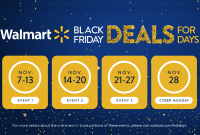 Walmart Black Friday Sales Broken Up Over 3 Weeks This Year – Dates, Times